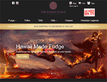 Tablet Screenshot of hawaiifudge.com